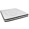 Flash Furniture King Size Lt Gray Fabric Platform Bed w/ Mattress SL-BM10-12-GG - alternate 6
